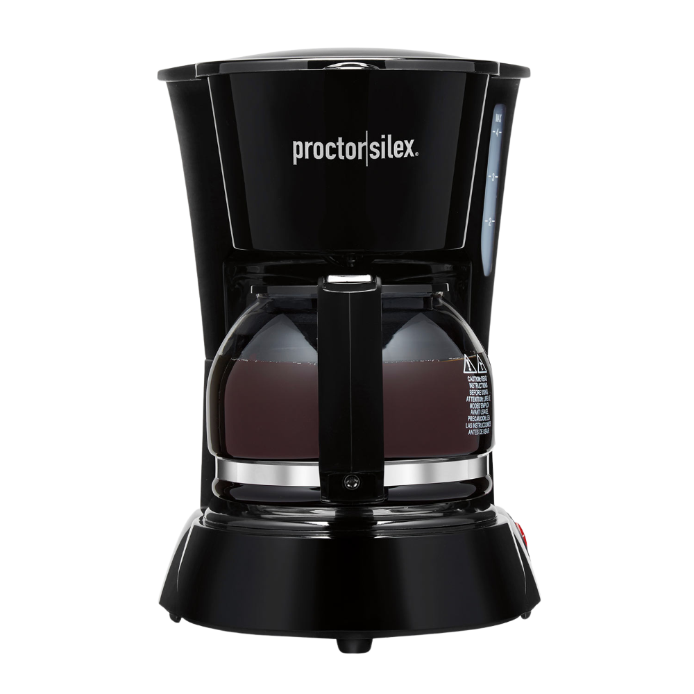 Cafetera Proctor Silex by Hamilton Beach 48138PS para 4 tazas negra