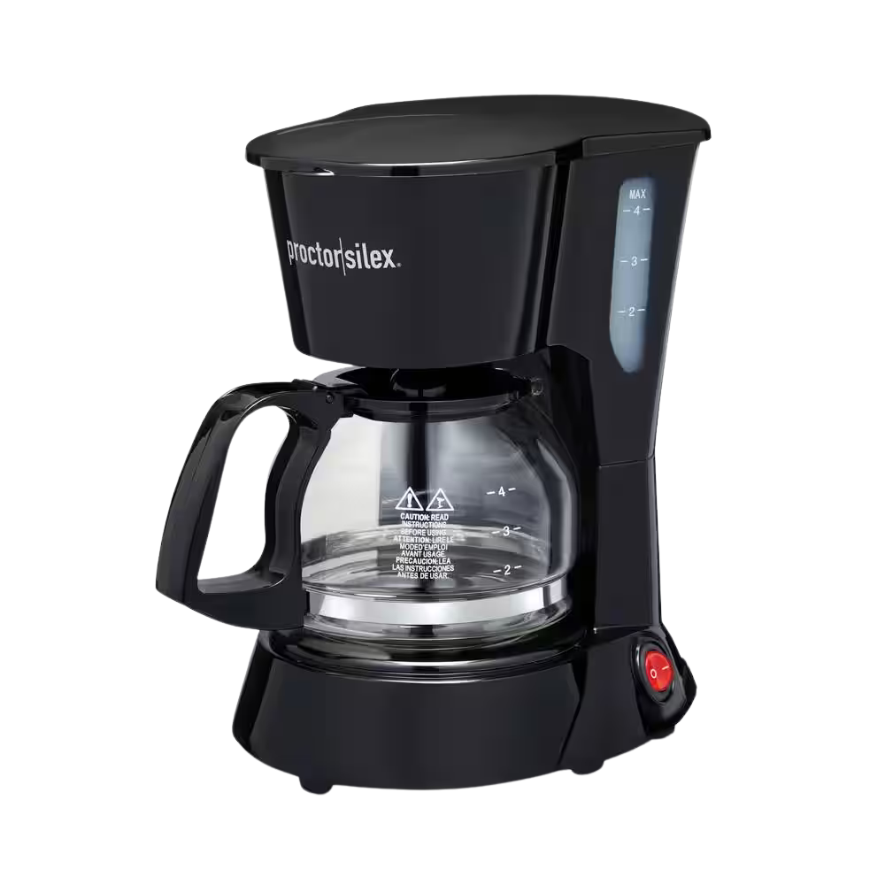 Cafetera Proctor Silex by Hamilton Beach 48138PS para 4 tazas negra - Imagen 2