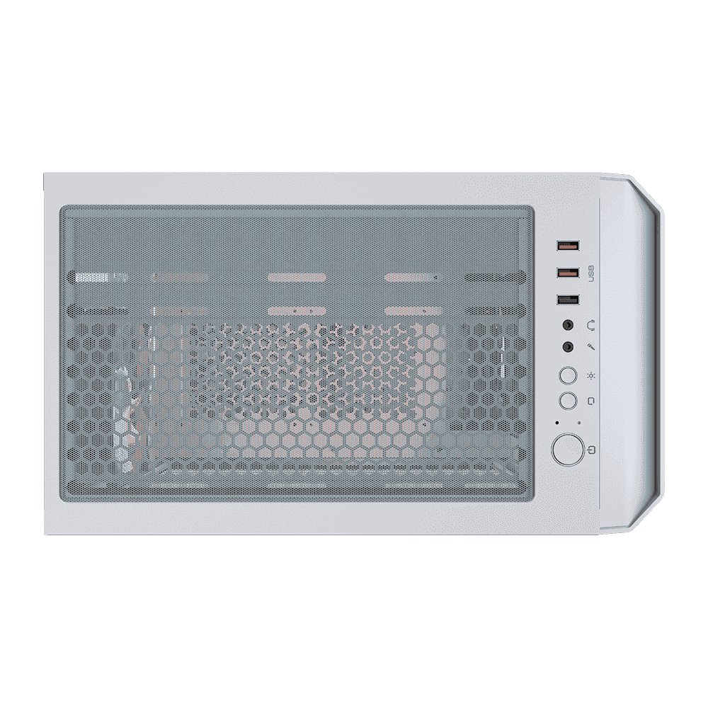 Case Cougar Gamer MX430 Air RGB vidrio templado Mid-Tower no incluye fuente de poder blanco - Imagen 3