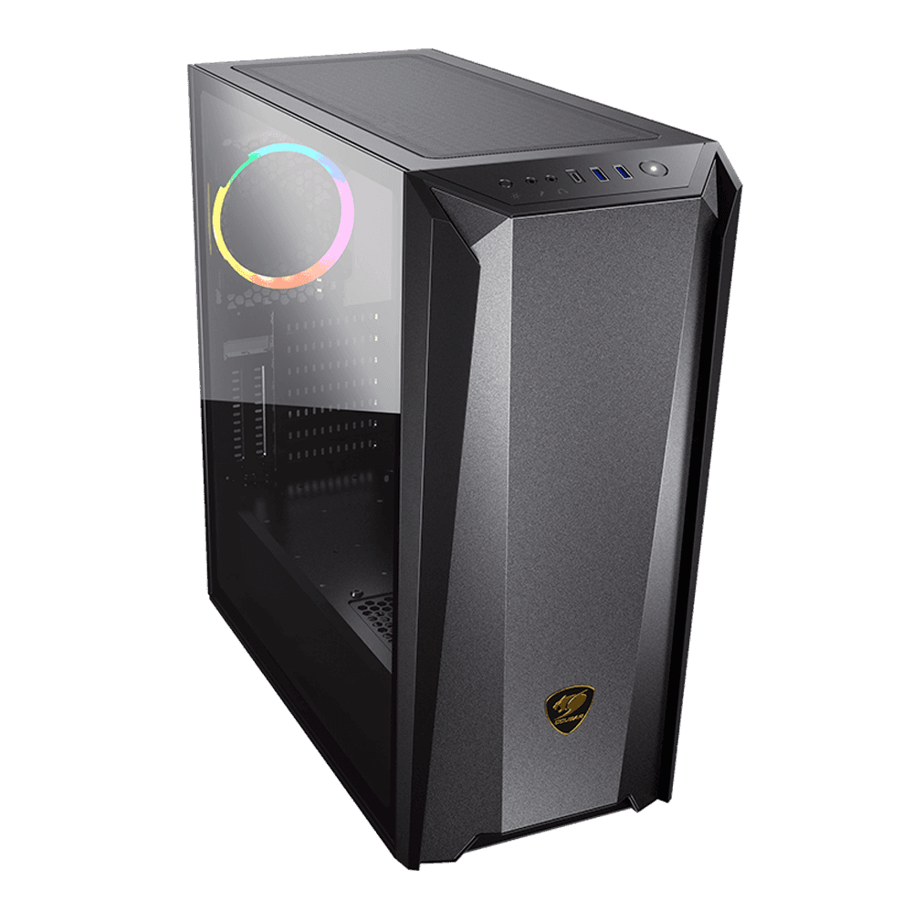 Case Cougar Gamer MX660 Iron RGB vidrio templado Mid-Tower no incluye fuente de poder black - Imagen 2