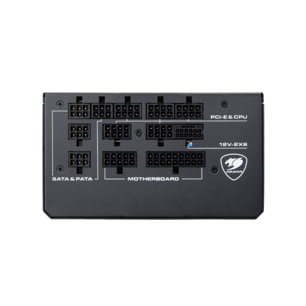 Fuente de poder Cougar GLE 850 watts certificacion 80 plus gold ATX modular estándar ATX 3.1 conector modular PCIe nativo 12V-2X6 - Imagen 3