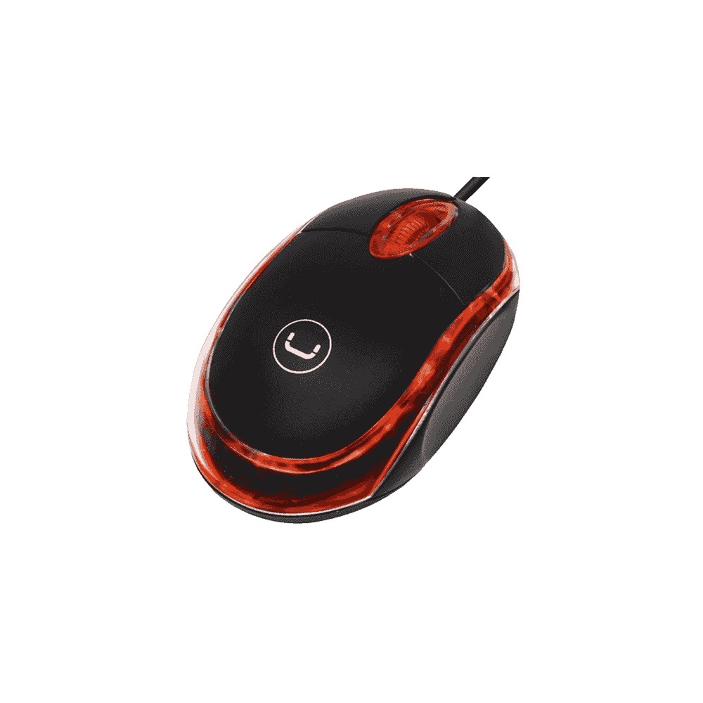 Mouse Unno Tekno MS6501BK Trans USB 2.0